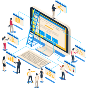 On pgae SEO Optimization illustration
